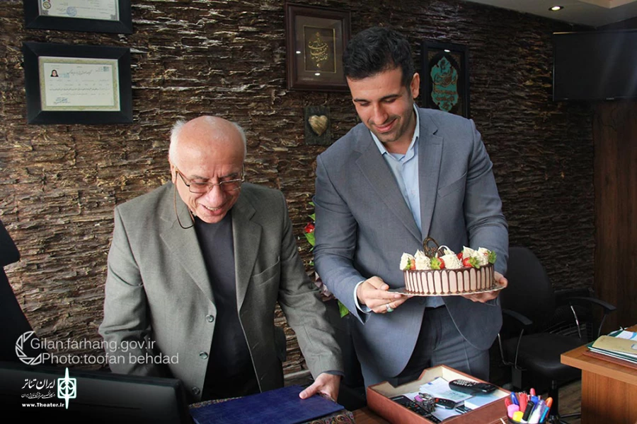 غافلگیری هنرمند پیشکسوت گیلانی در سالروز تولد ۶۳ سالگی
 2
