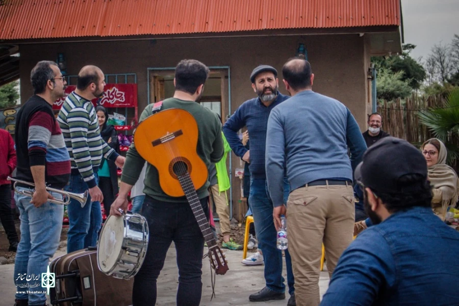 نمایش خیابانی «جبهه شمالی» اجرا شد 3