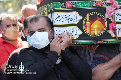 مراسم تشییع و خاکسپاری پیکر مرحوم امیر فخرموسوی