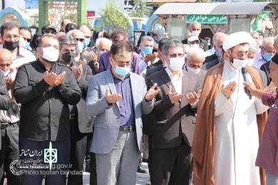 مراسم تشییع و خاکسپاری پیکر مرحوم امیر فخرموسوی