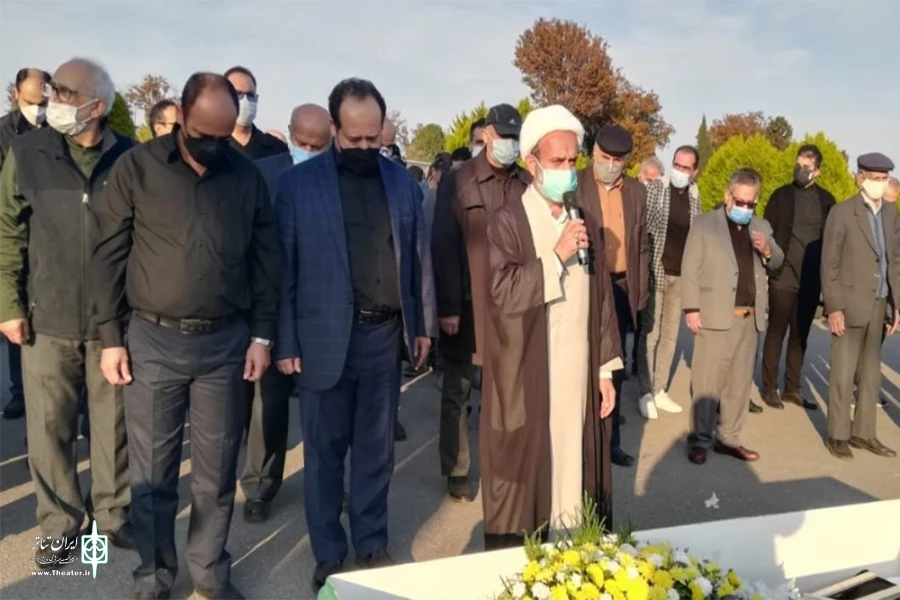 پیکر پیشکسوت تئاتر لنگرود آرام گرفت 4