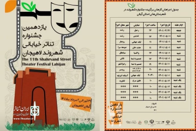 اجرای کارهای برگزیده جشنواره شهروند در شهرستان‌های گیلان