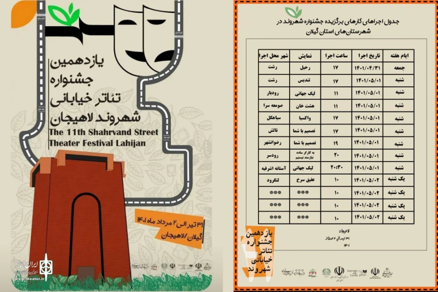 اجرای کارهای برگزیده جشنواره شهروند در شهرستان های گیلان 2