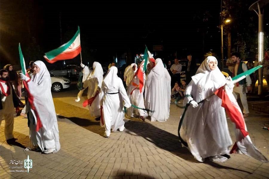 میزبانی لاهیجان از نمایش خیابانی «مادران ایران» 3