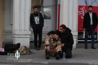 تئاتر خیابانی «سرباز صفر» در رشت اجرا شد