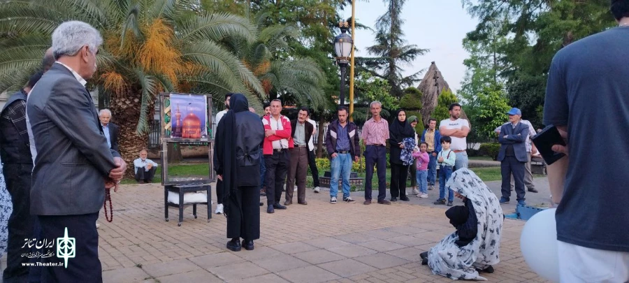 خیابان های گیلان محل  هنرنمایی ارادتمندان امام رضا(ع) 4