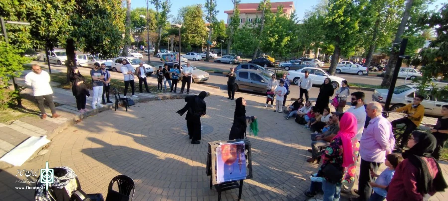 خیابان های گیلان محل  هنرنمایی ارادتمندان امام رضا(ع) 5