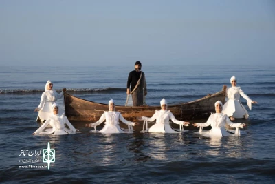 اجرای «پیرمرد و دریا» در دریا