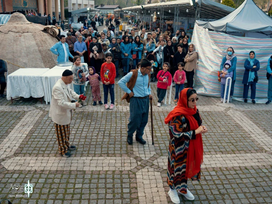 نمایش خیابانی حسنک در رشت اجرا شد 4