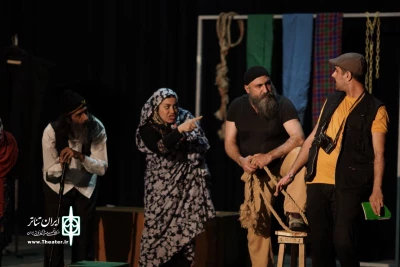 گزارش تصویری نمایش «سیاه بازی در جنگ»